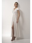 Long dress in off white colour
