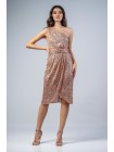 Midi dress with sequins