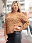 Women's knitted blouse